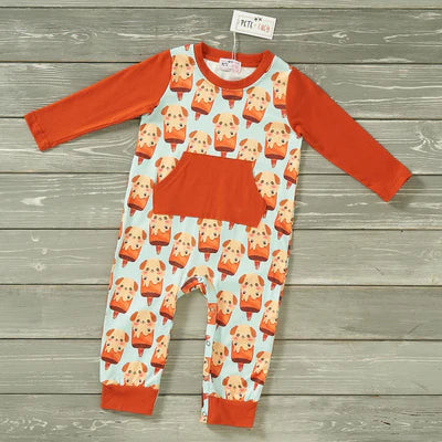Puppy Ice Cream Romper